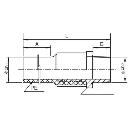 Переход ПЭ-Латунь 40х4*1/4" ВР (с внутренней резьбой)